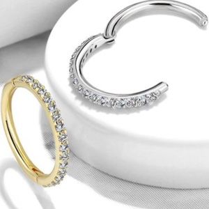 Body Jewelry Factory 14K Gold Clicker Earring